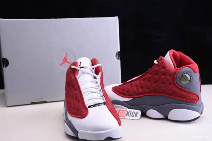 Cheap 13 Flint 414571-600 Retro Gym Jordan Grey Red Air 0519